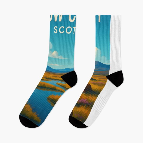 Item preview, Flow Country Scotland Peatland Stream and Mountains designed and sold by Aryabek.