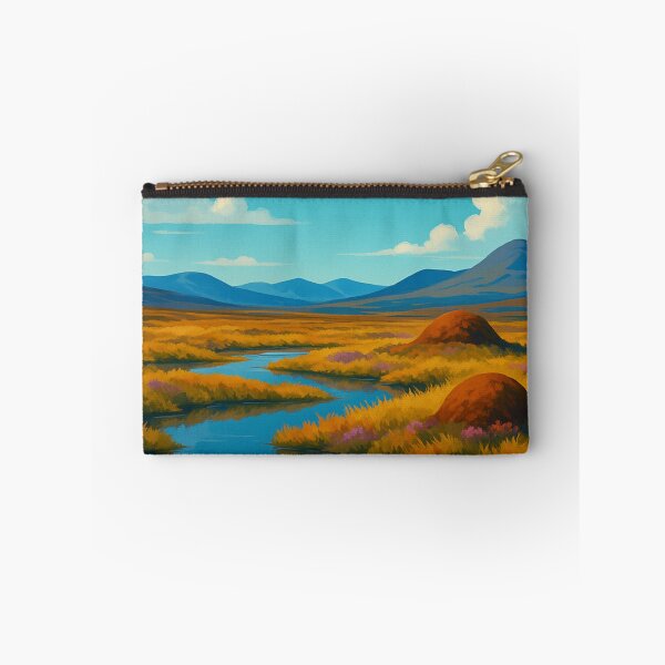 Item preview, Flow Country Scotland Peatland Stream and Mountains designed and sold by Aryabek.