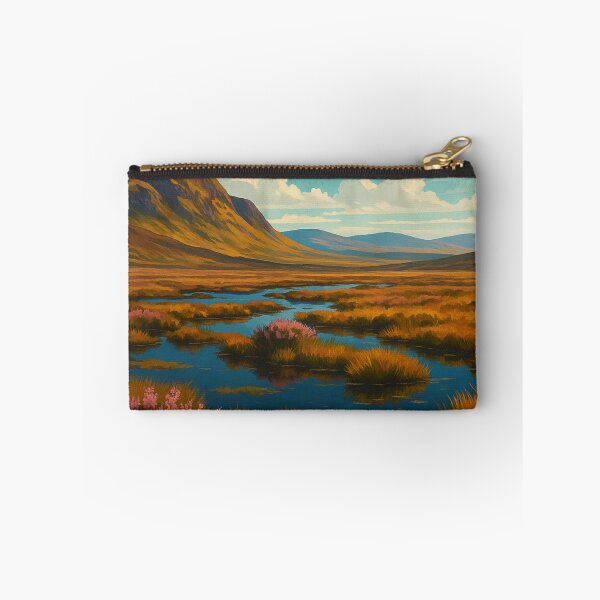 Item preview, Flow Country Scotland Heather and Bog Pools designed and sold by Aryabek.