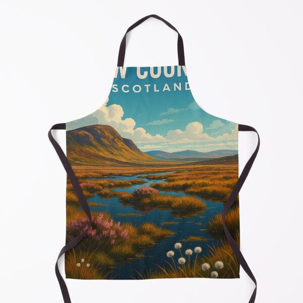 Item preview, Flow Country Scotland Heather and Bog Pools designed and sold by Aryabek.