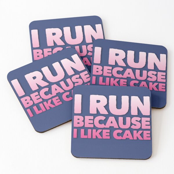 Item preview, I Run Because I like Cake designed and sold by GogoMojito.