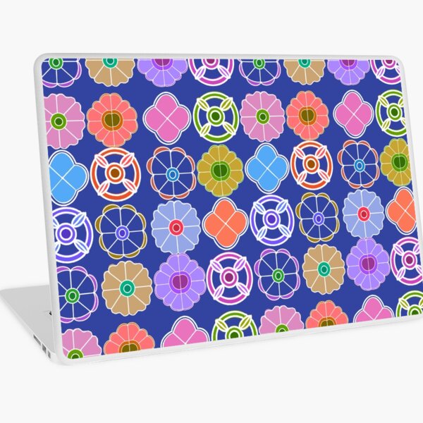 Item preview, Abstract Flower Pattern inspired by Madhubani art - Blueberry designed and sold by Svasti Arts and Designs.