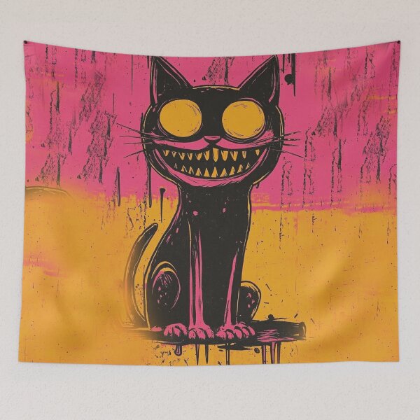 Item preview, Mysterious cat Feline Art designed and sold by Josinta.