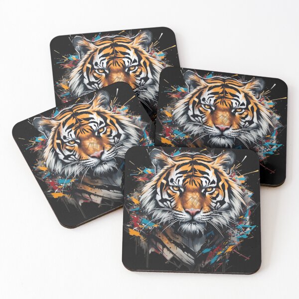 Item preview, Powerful Tiger. Raw Graffiti Style. designed and sold by DarcoDesigns.