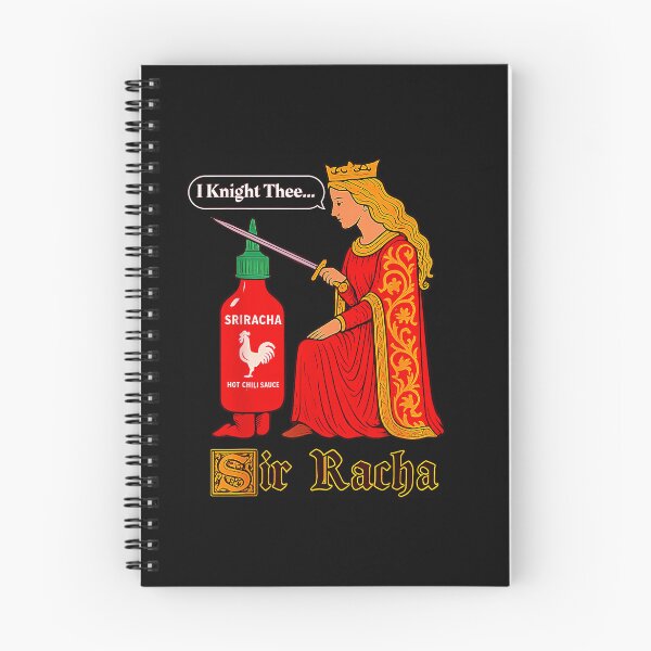 Item preview, Medieval Sir Racha Hot Sauce designed and sold by canva-scharmco.