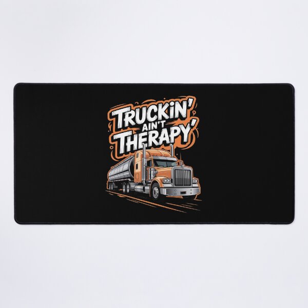 Item preview, Truckin' ain't therapy - American truckers - Highway truck - Keep trucking - Chrome dreams - Asphalt cowboy - Truck stop - Truck driver - American trucking designed and sold by JansenGS.