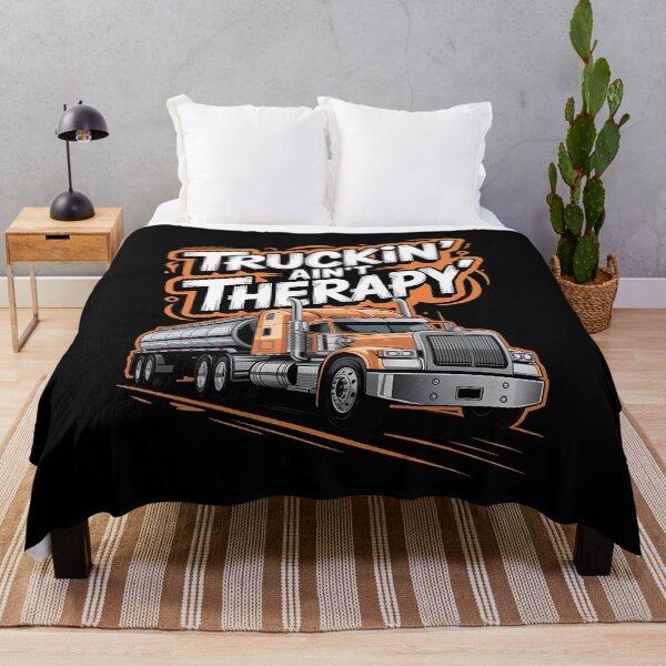 Item preview, Truckin' ain't therapy - American truckers - Highway truck - Keep trucking - Chrome dreams - Asphalt cowboy - Truck stop - Truck driver - American trucking designed and sold by JansenGS.