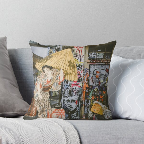 Item preview, Mujer Ukiyoe con una linterna. designed and sold by deadpeacock_art.