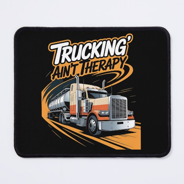 Item preview, Truckin' ain't therapy - Diesel makes me happy - Highway truck - Keep trucking - Chrome dreams - Asphalt cowboy - Truck stop - Truck driver - American trucking designed and sold by JansenGS.