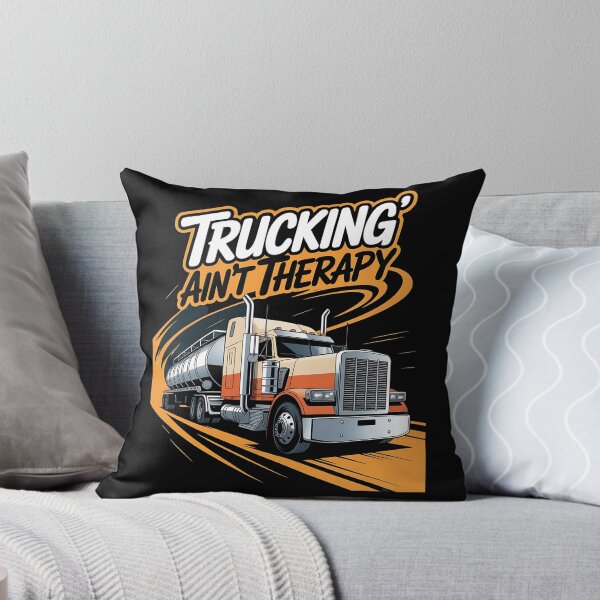 Item preview, Truckin' ain't therapy - Diesel makes me happy - Highway truck - Keep trucking - Chrome dreams - Asphalt cowboy - Truck stop - Truck driver - American trucking designed and sold by JansenGS.