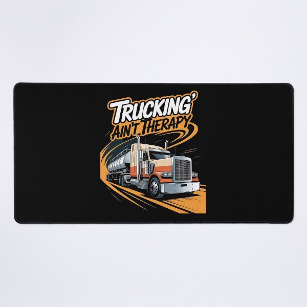 Item preview, Truckin' ain't therapy - Diesel makes me happy - Highway truck - Keep trucking - Chrome dreams - Asphalt cowboy - Truck stop - Truck driver - American trucking designed and sold by JansenGS.