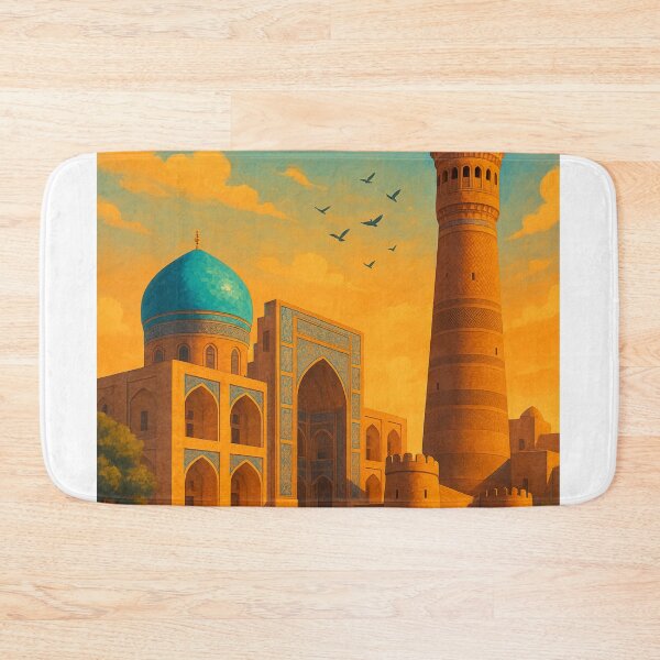 Item preview, Bukhara Uzbekistan Kalyan Minaret at Sunset designed and sold by Aryabek.