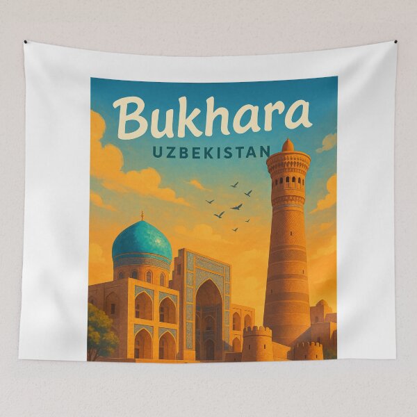 Item preview, Bukhara Uzbekistan Kalyan Minaret at Sunset designed and sold by Aryabek.