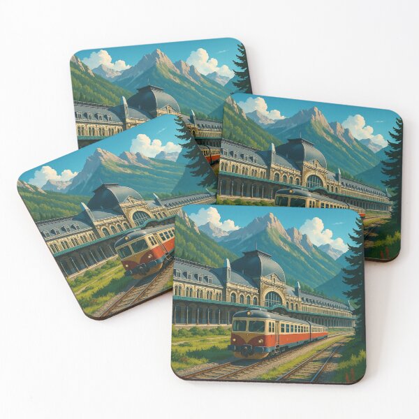Item preview, Canfranc Spain Pyrenees Train Station designed and sold by Aryabek.