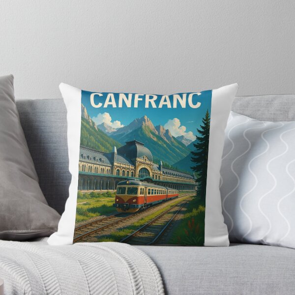 Item preview, Canfranc Spain Pyrenees Train Station designed and sold by Aryabek.