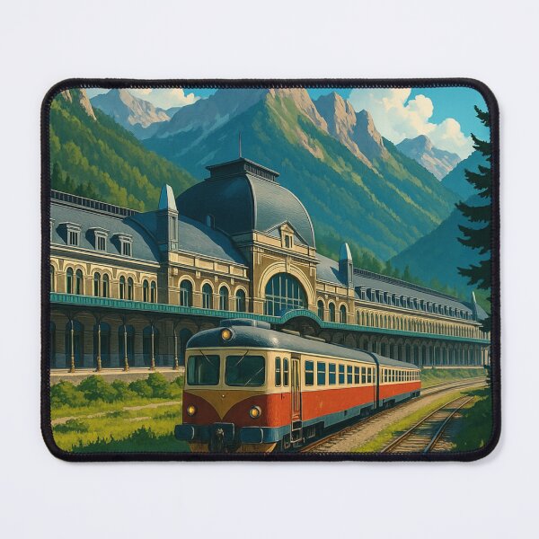 Item preview, Canfranc Spain Pyrenees Train Station designed and sold by Aryabek.