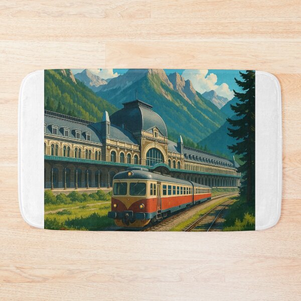 Item preview, Canfranc Spain Pyrenees Train Station designed and sold by Aryabek.