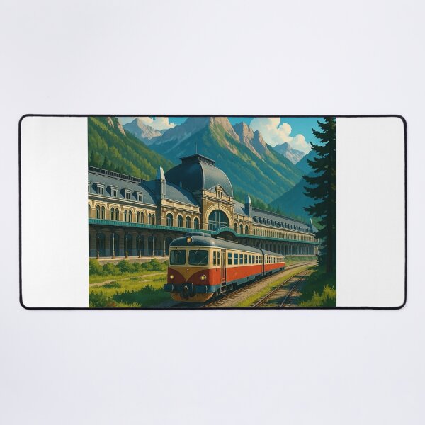 Item preview, Canfranc Spain Pyrenees Train Station designed and sold by Aryabek.