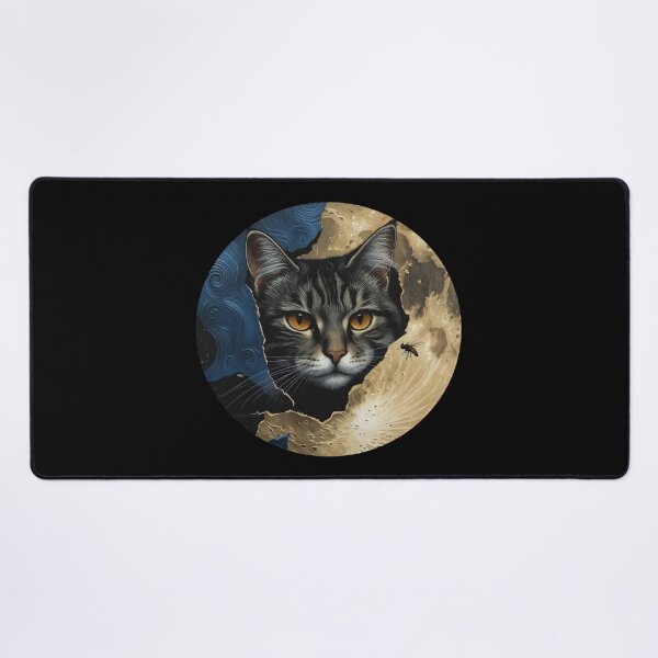 Item preview, Moon Cat – Surreal Celestial Art.Cat.Moon. designed and sold by JAGA-ALIME.
