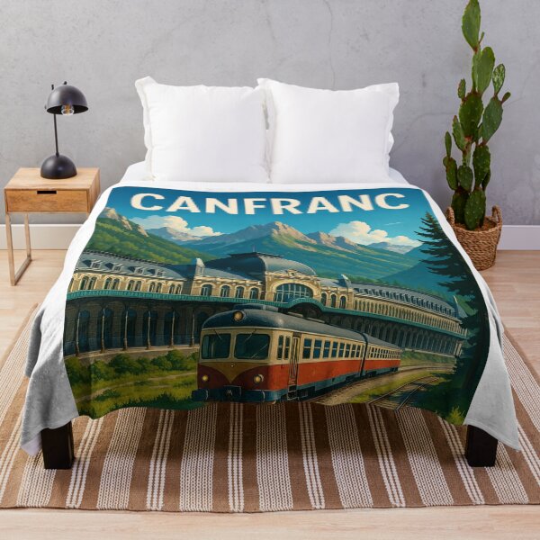 Item preview, Canfranc Spain Pyrenees Train Station designed and sold by Aryabek.