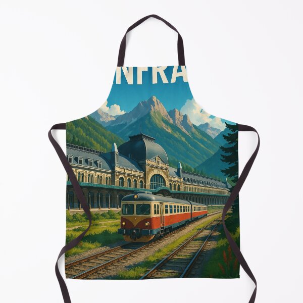 Item preview, Canfranc Spain Pyrenees Train Station designed and sold by Aryabek.
