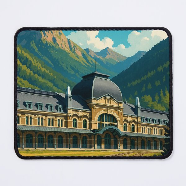 Item preview, Canfranc Spain Historic Railway in Pyrenees designed and sold by Aryabek.
