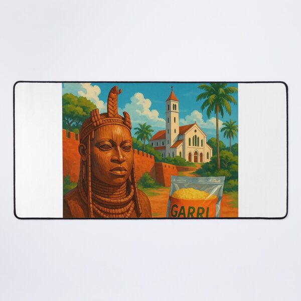 Item preview, Benin City Nigeria Bronze Head and Cathedral designed and sold by Aryabek.