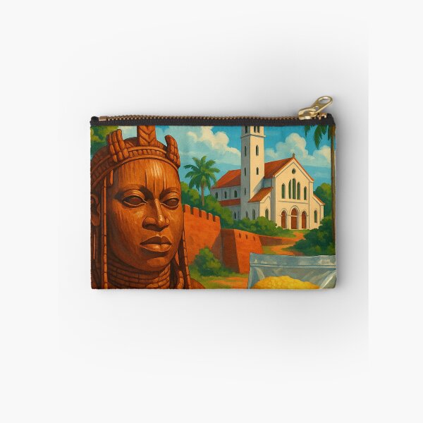 Item preview, Benin City Nigeria Bronze Head and Cathedral designed and sold by Aryabek.