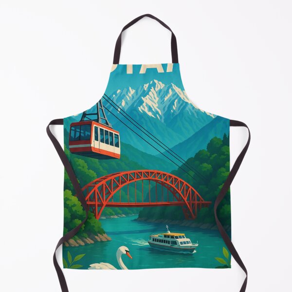 Item preview, Toyama Japan Kurobe Gorge Cable Car and Bridge designed and sold by Aryabek.