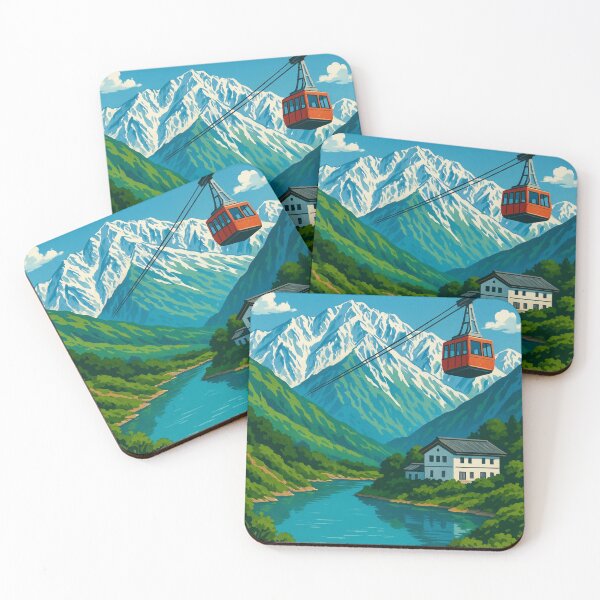 Item preview, Toyama Japan River Valley and Alpine Cable Car designed and sold by Aryabek.