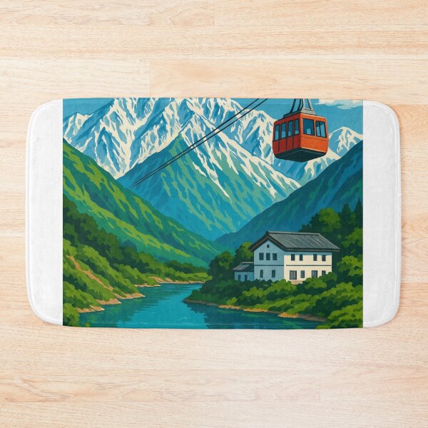 Item preview, Toyama Japan River Valley and Alpine Cable Car designed and sold by Aryabek.