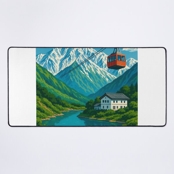 Item preview, Toyama Japan River Valley and Alpine Cable Car designed and sold by Aryabek.