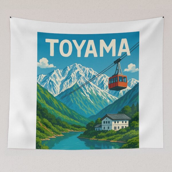Item preview, Toyama Japan River Valley and Alpine Cable Car designed and sold by Aryabek.