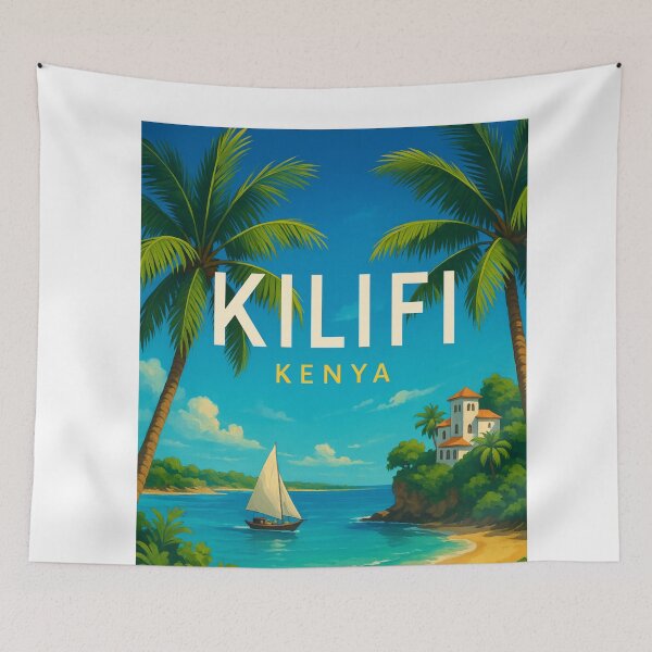 Item preview, Kilifi Kenya Tropical Coast and Dhow designed and sold by Aryabek.