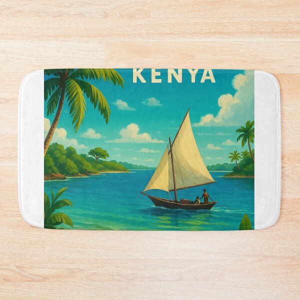 Item preview, Kilifi Kenya Dhow on Indian Ocean Bay designed and sold by Aryabek.