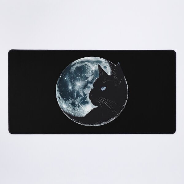 Item preview, Moon Cat – Surreal Celestial Art.Cat.Moon. designed and sold by JAGA-ALIME.
