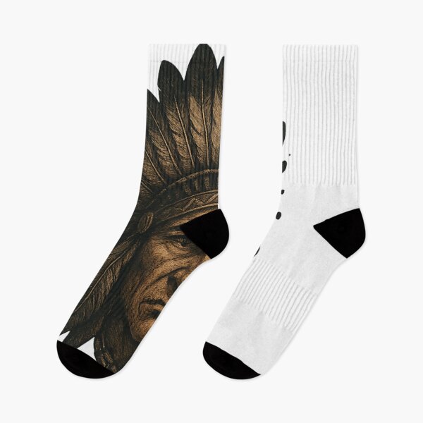 Item preview, Fierce Native American Chief – Strong Tribal Spirit  designed and sold by AdliUltra.