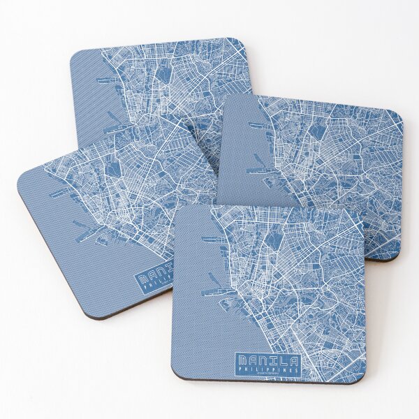 Item preview, Manila City Map of the Philippines - Blueprint designed and sold by deMAP.