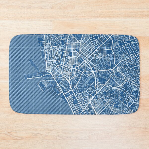 Item preview, Manila City Map of the Philippines - Blueprint designed and sold by deMAP.