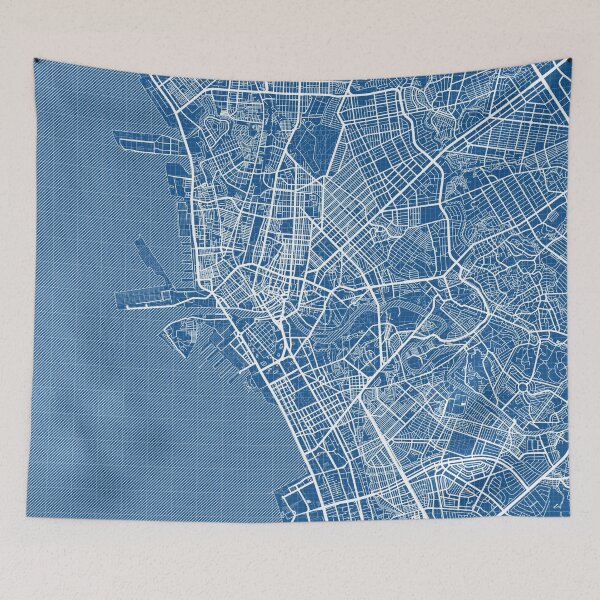 Item preview, Manila City Map of the Philippines - Blueprint designed and sold by deMAP.