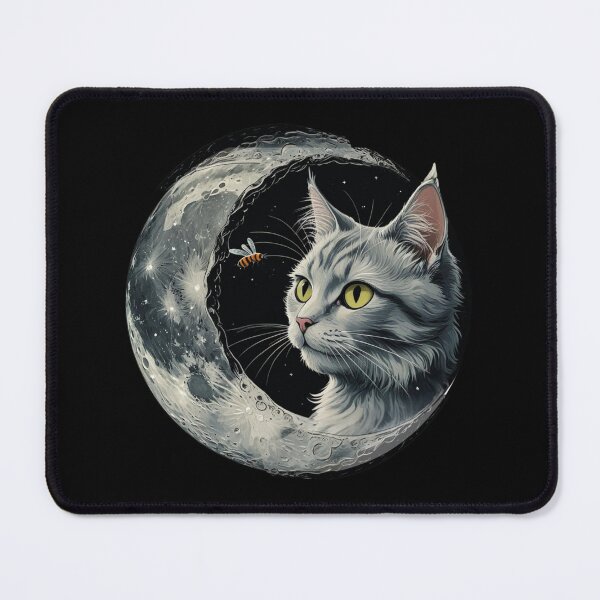 Item preview, Moon Cat – Surreal Celestial Art.Cat.Moon. designed and sold by JAGA-ALIME.