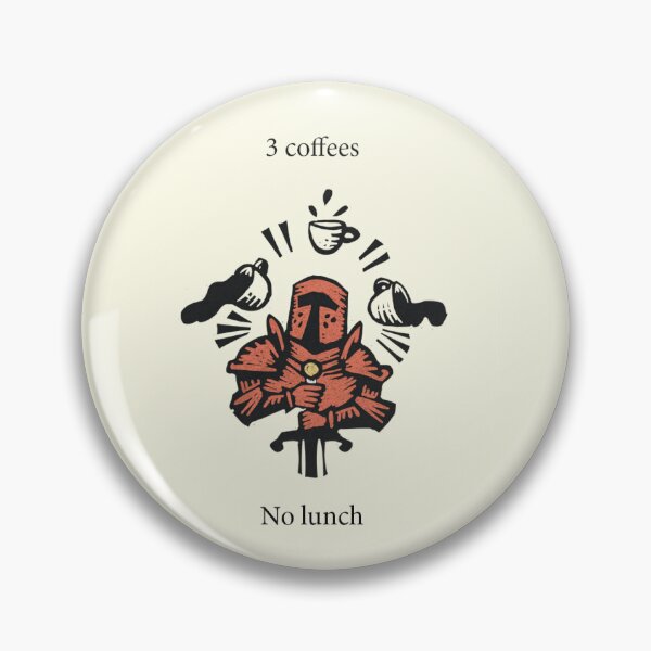 Item preview, Three coffees no lunch designed and sold by Print_gasm.