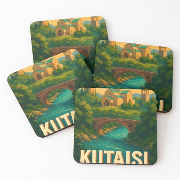 Item preview, Kutaisi Georgia Bagrati Cathedral and River designed and sold by Places On Earth.