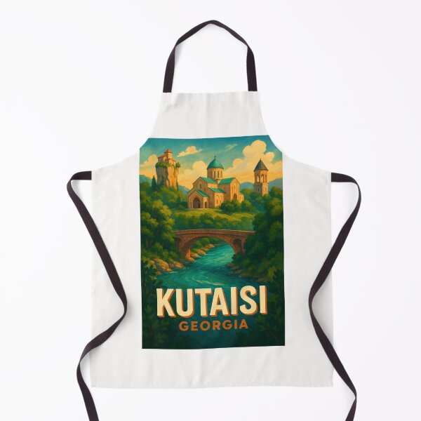 Item preview, Kutaisi Georgia Bagrati Cathedral and River designed and sold by Places On Earth.