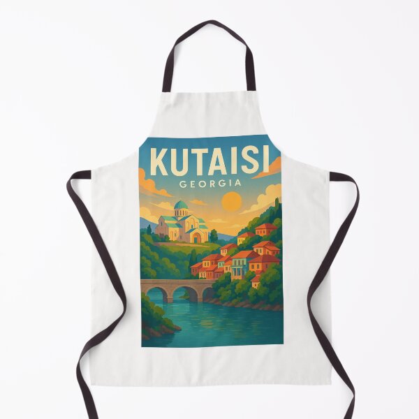 Item preview, Kutaisi Georgia Hillside Town and Bagrati Cathedral designed and sold by Places On Earth.