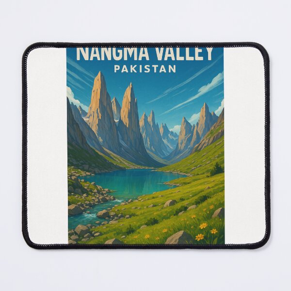 Item preview, Nangma Valley Pakistan Granite Spires and Lake designed and sold by Places On Earth.