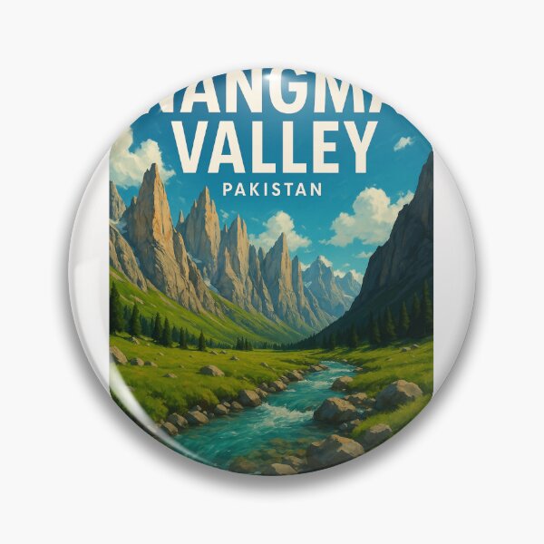 Item preview, Nangma Valley Pakistan Alpine River and Peaks designed and sold by Places On Earth.