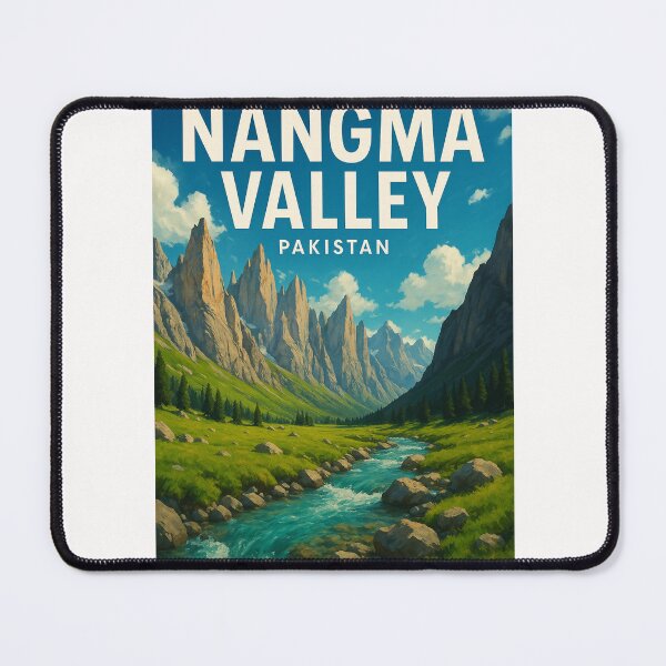 Item preview, Nangma Valley Pakistan Alpine River and Peaks designed and sold by Places On Earth.