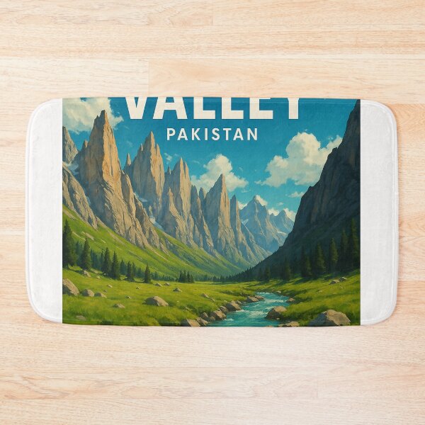 Item preview, Nangma Valley Pakistan Alpine River and Peaks designed and sold by Places On Earth.