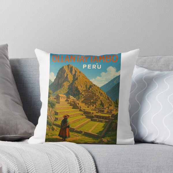 Item preview, Ollantaytambo Peru Sacred Valley Terraces designed and sold by Places On Earth.